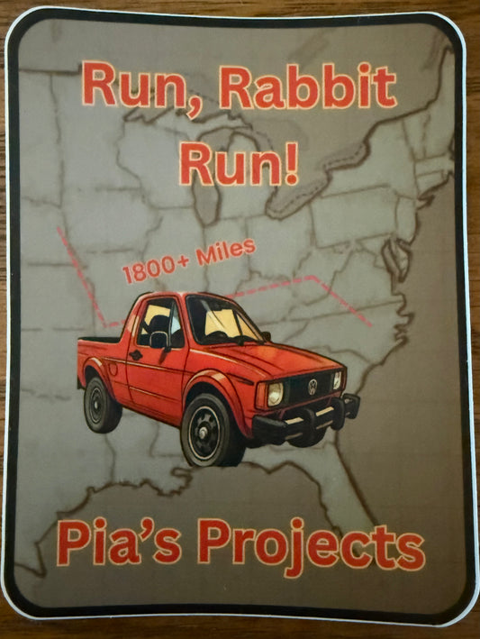 Run Rabbit Run - Sticker